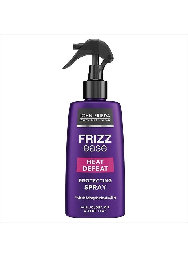 Frizz Ease Heat Defeat Protecting Spray for Heat Styling Wavy, Curly and Frizzy Hair, 150 ml