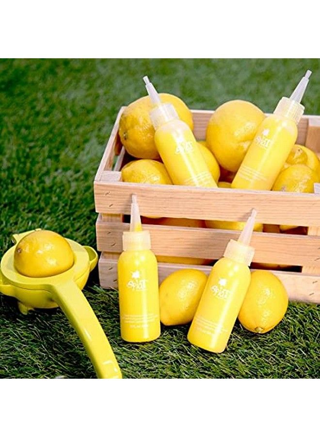 Lemon Drop Semipermanent Hair Color (Yellow) Complete Kit With Bleach & Gloves