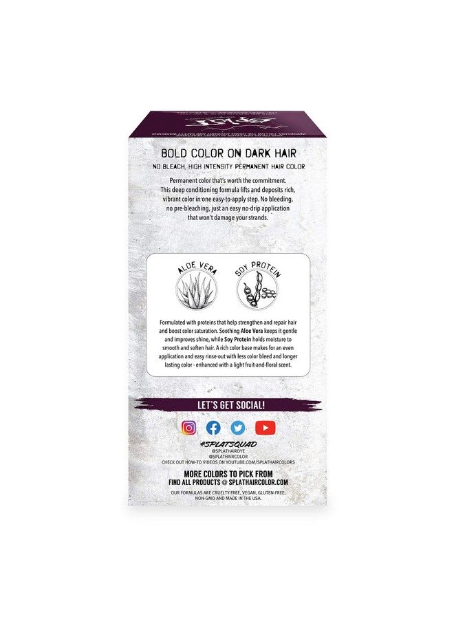Violet Vibes Double Lift Permament Hair Dye Kit For Brunettes