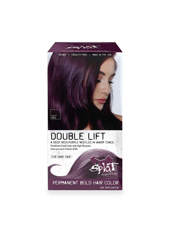 Violet Vibes Double Lift Permament Hair Dye Kit For Brunettes