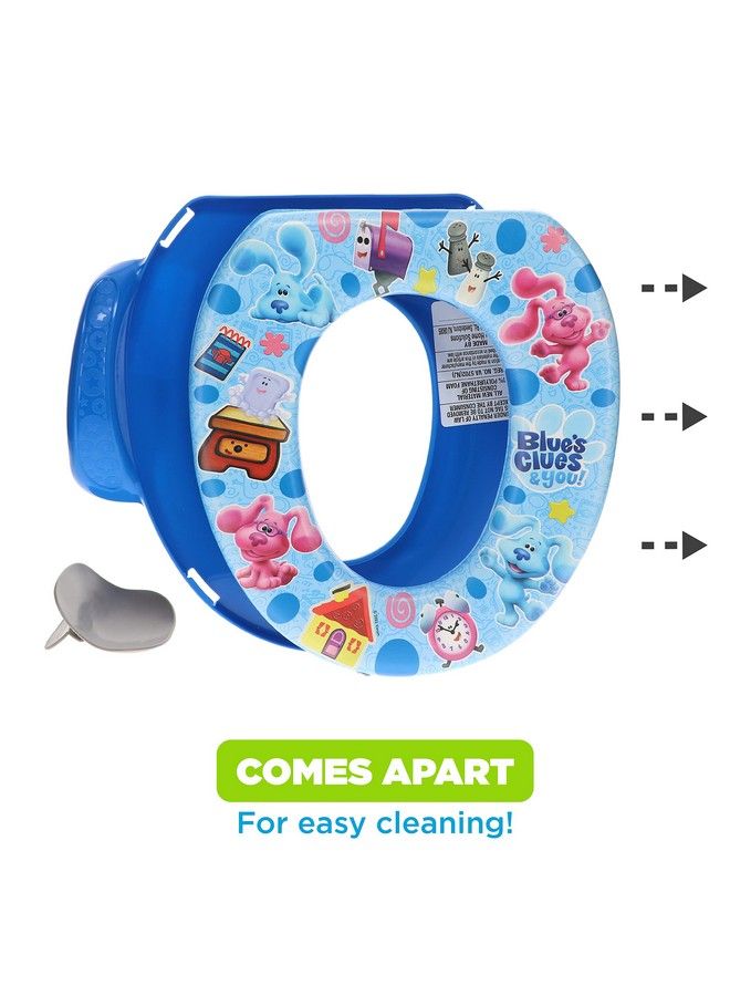 Blue Clues Soft Potty Seat And Potty Training Seat Soft Cushion Baby Potty Training Safe Easy To Clean