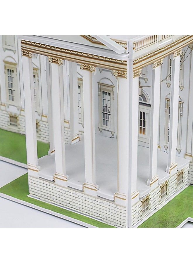 The White House 3D Puzzle Architectural Puzzles For Adults And Kids Building Model Diy Kit 35 Pieces