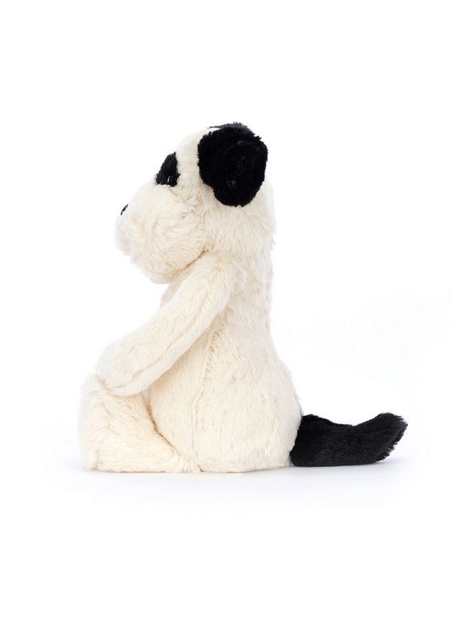 Bashful Black And Cream Puppy Stuffed Animal Medium 12 Inches