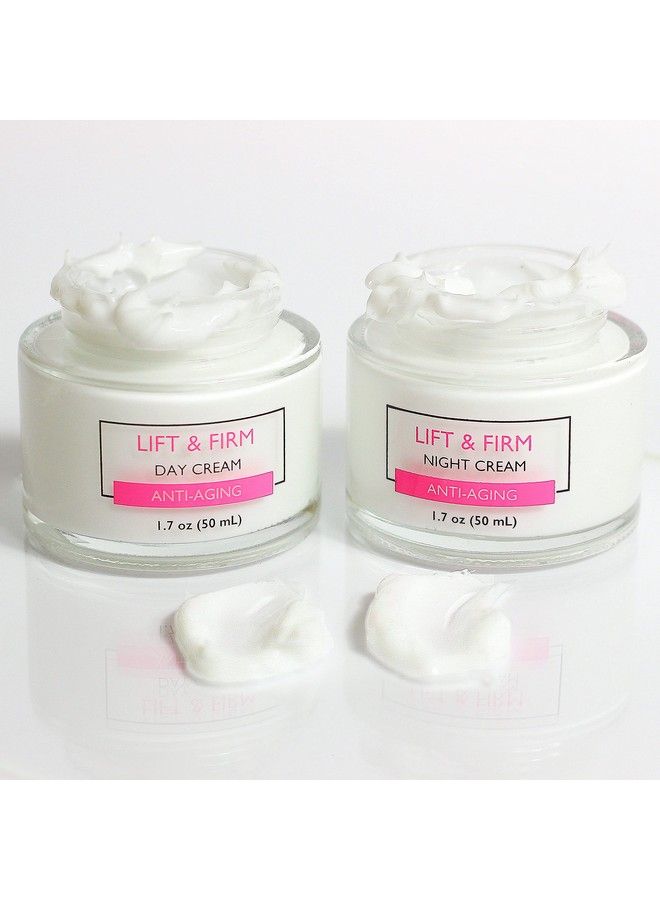Clinicals Lift & Firm Day & Night Cream Set With Collagen 2 Pack (1.7Oz)