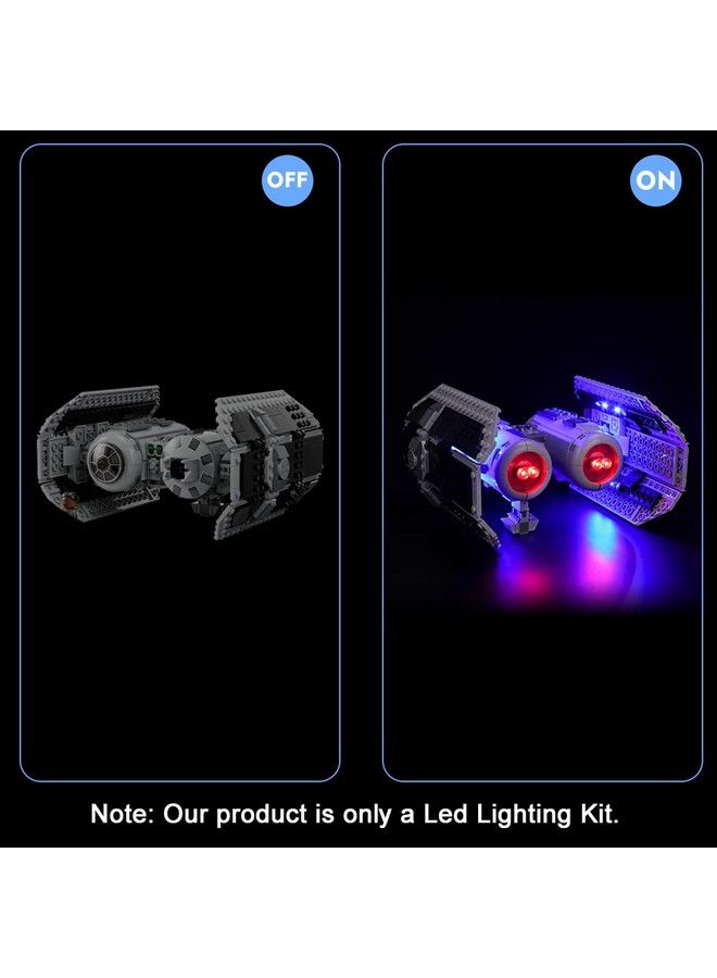 Led Light Kit For Lego Star Wars Tie Bomber 75347 Diy Lighting Compatible With Tie Bomber Lego 75347 Model Building Kit (No Lego Model) Creative Decor Light For Lego Starfighter (Only Light)