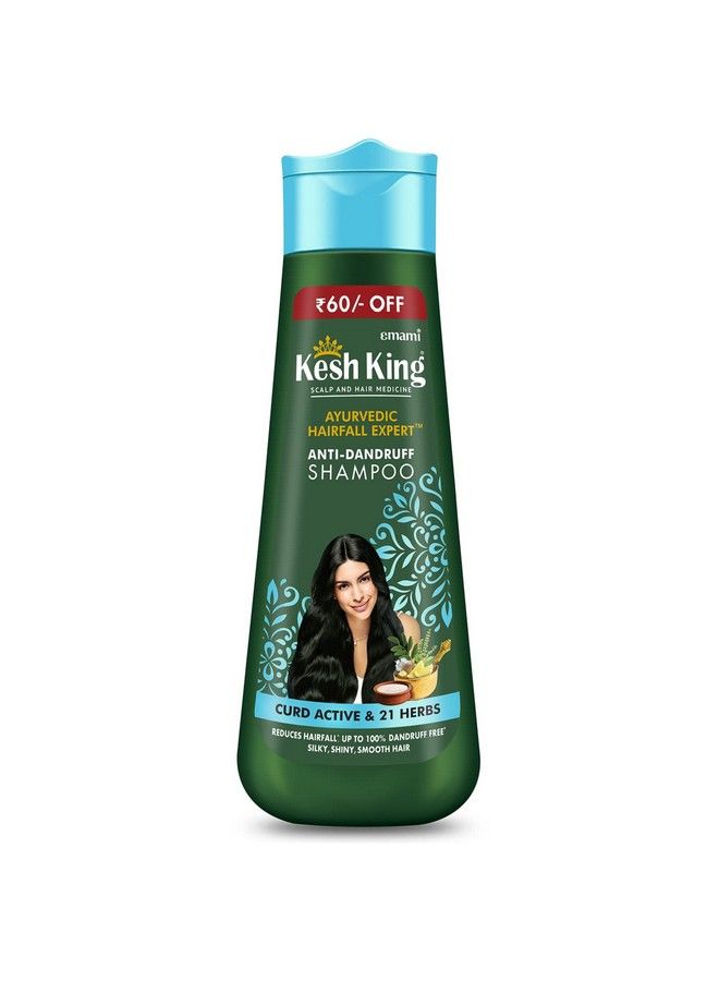 Ayurvedic Antidandruff Shampoo Up To 100% Dandruff Free Reduces Hair Fall 21 Natural Ingredients With The Goodness Of Curd Lemon And Neem For Unisex 340Ml