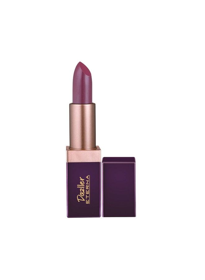 Eterna Lip Eleganz Lipstick 4G 1011 Purple Pink Creme Sheen Smudgeproof Lightweight Singlestroke Application Intense Pigmentation Enriched With Herbal Extracts Vegan Crueltyfree