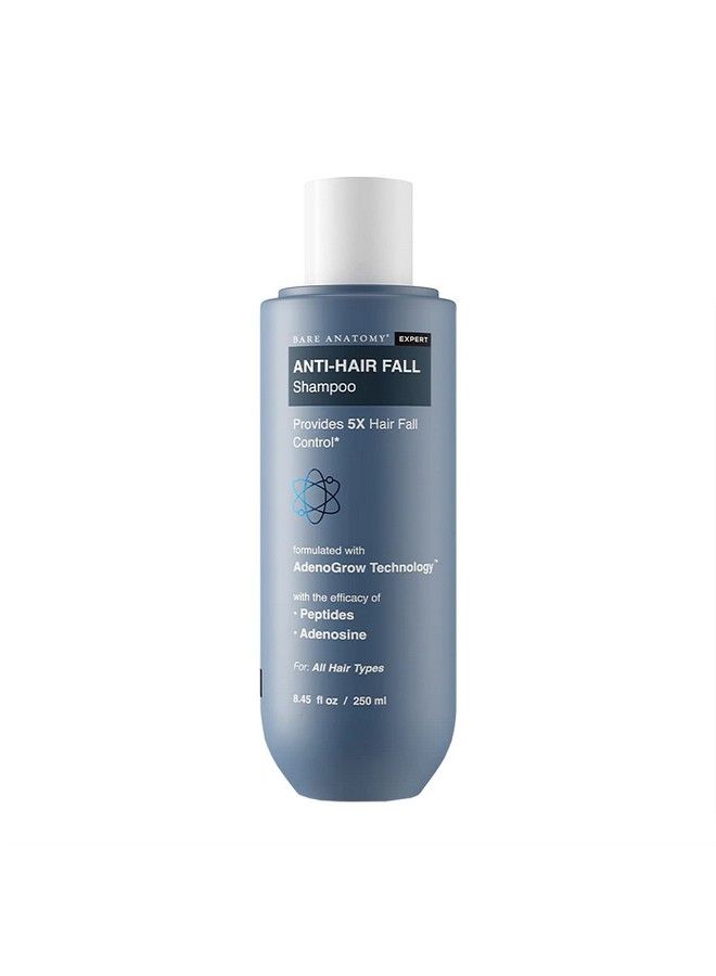 Anti Hair Fall Shampoo ; Gives 5X Hair Fall Control ; Contains Adenosine Biotin & Peptides For Hair Growth ; For Thin & Frizzy Hair ; Sulphate & Paraben Free ; For Women & Men ; 250Ml