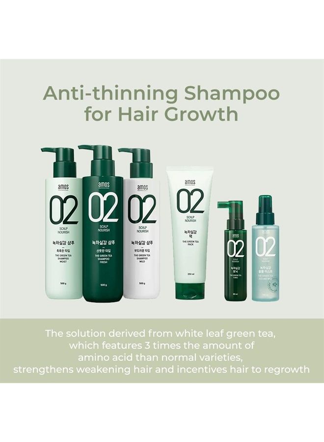 The Green Tea Moisturizing Hair Mask 8.45 oz (250ml) | Nourishing and Moisturizing Hair Mask for Hair Growth | Deep Conditioner | Korean Hair Growth Mask