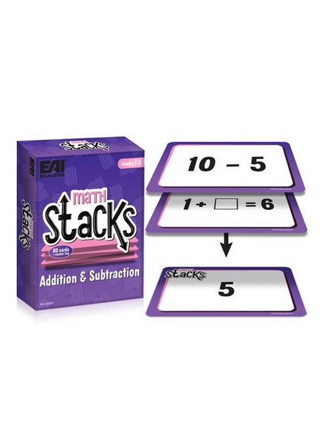 Math Stacks Addition & Subtraction Game: Grades 12