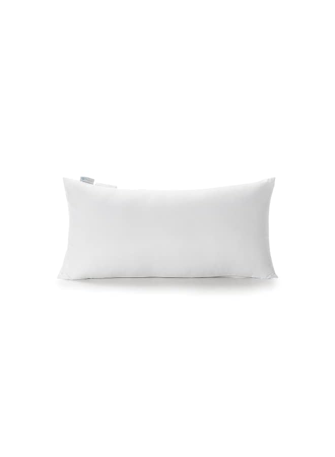 Decorative Rectangle Throw Pillow Inserts, Hypoallergenic Form Stuffer Cushion Sham Filler, 16x26, White