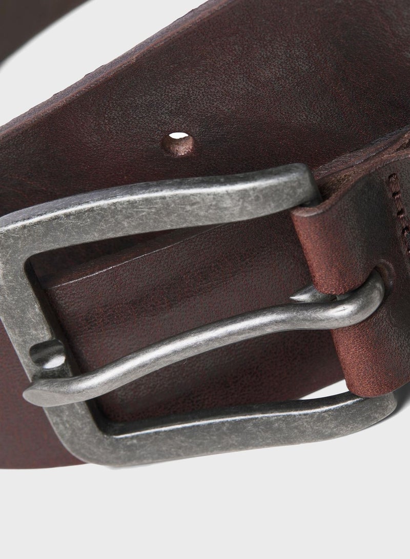 jacvictor Leather Buckle  Belt