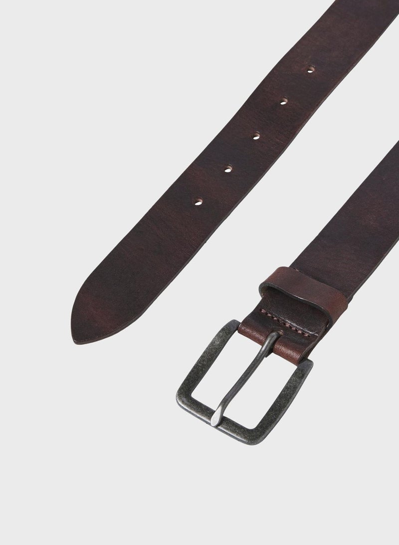 jacvictor Leather Buckle  Belt