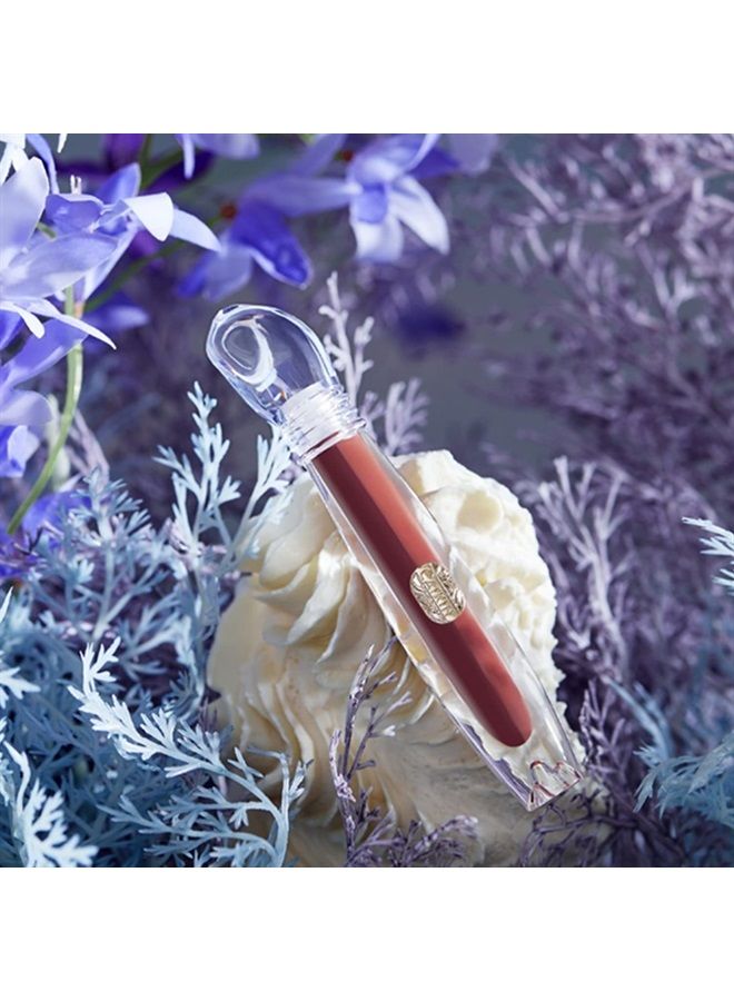 CATKIN Liquid Lipstick Lip Gloss Lightness Pretty Semimatte Waterproof Long Lasting Satin Nourish Moisturizing Smooth Soft (C08)