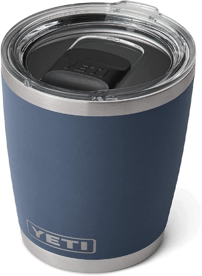 Rambler 20 Oz Tumbler, Stainless Steel, Vacuum Insulated With Magslider Lid, Navy