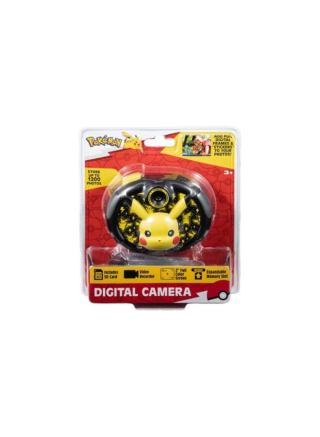 Pokemon Kids Camera With Sd Card Digital Camera For Kids With Video Camera Builtin Digital Stickers For Fans Of Pokemon Gifts For Kids