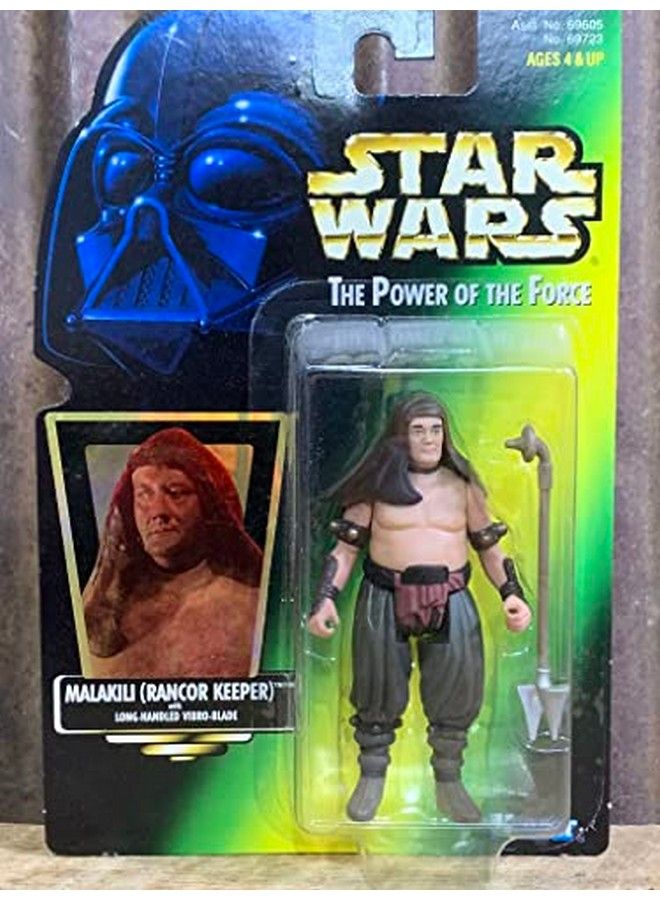 The Power Of The Force Freeze Frame Malakili (Rancor Keeper) Action Figure 3.75 Inches