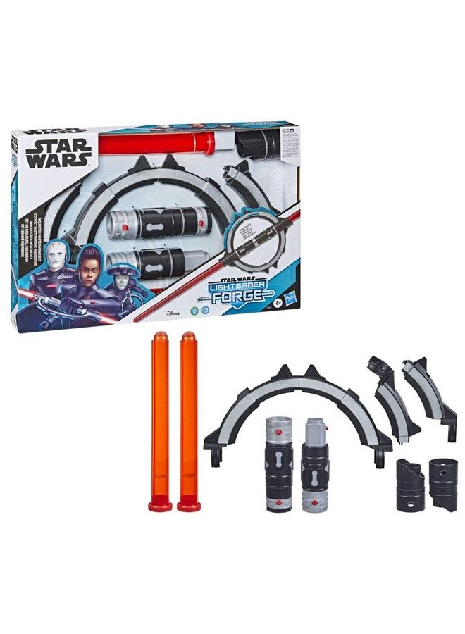 Lightsaber Forge Inquisitor Masterworks Set Doublebladed Electronic Lightsaber Customizable Roleplay Toy For Kids Ages 4 And Up (F3807)