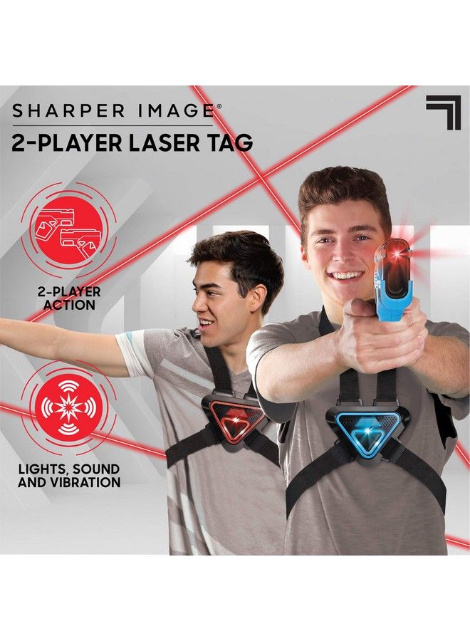 Twoplayer Toy Laser Tag Gun & Vest Armor Set For Kids Safe For Children And Adults Indoor & Outdoor Battle Games Combine Multiple Sets For Multiplayer Freeforall!