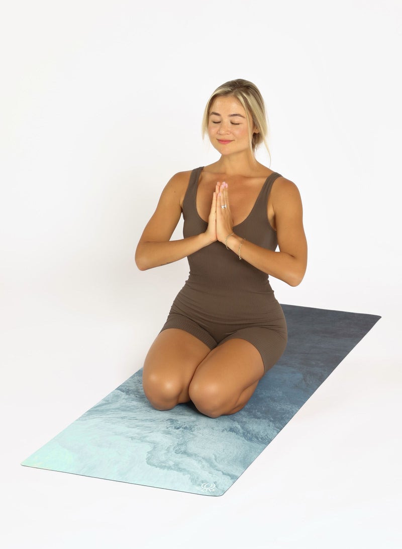 Currents  Non Slip Suede Top 1mm Travel Yoga Mat