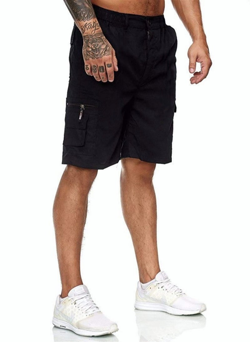 Men's Shorts,Lightweight Athletic Shorts,Quick-Dry Fitness Shorts,Drawstring Short Sweatpants With Pockets,Knee Length Shorts For Gym Workout Running,Stretch Shorts For Men
