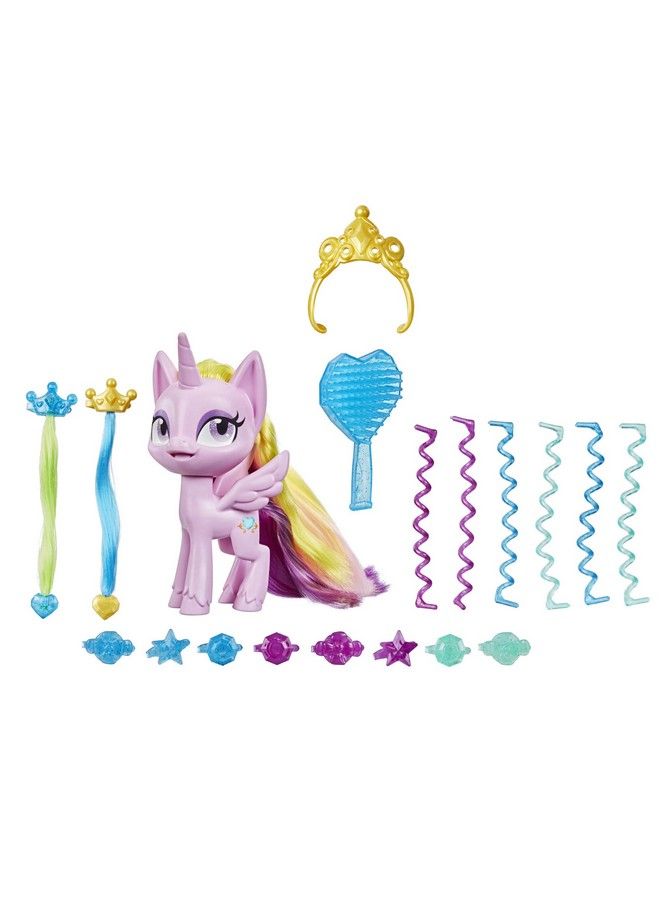 Best Hair Day Princess Cadance 5Inch Hairstyling Pony Figure With 17 Hair Play Accessories Ages 4 And Up