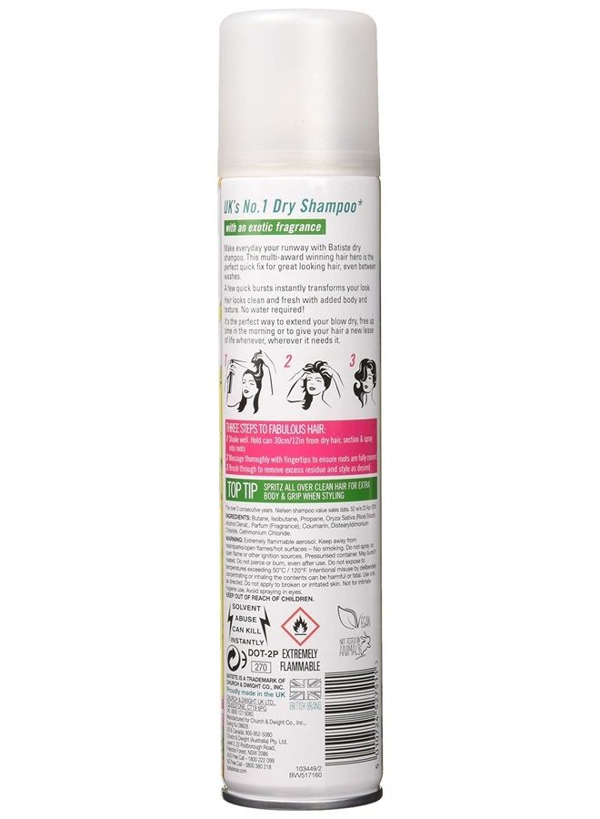 Dry Shampoo by Tropical Tropical Fragrance 6.73 Fl Oz