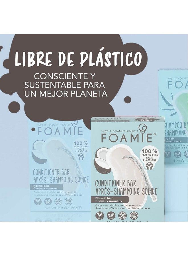 Conditioner Bar Shake Your Coconut Hair Conditioner Bar For Damaged Hair With Allnatural Ecofriendly Ingredients Plastic Free Cruelty Free Vegan Conditioner Bar For All Hair Types