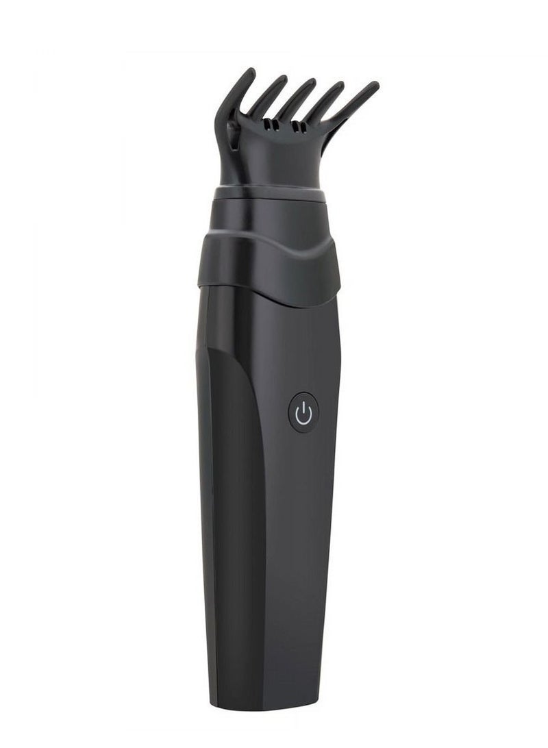 RSG Bukhoor Electronic Portable Incense Burner With Hair Comb Black ‎340grams