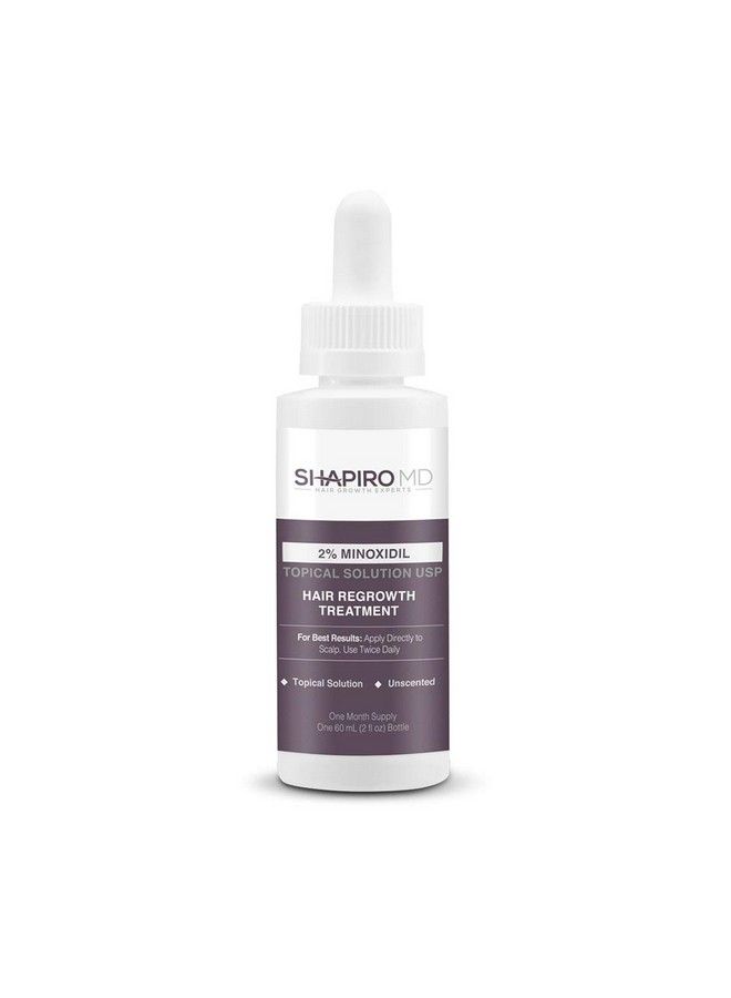 Minoxidil 2% Topical Solution For Women Hair Growth Serum Promotes Hair Regrowth By Reactivating Hair Follicles | Shapiro Md