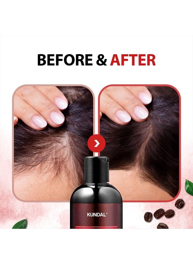 KUNDAL Baby Powder Anti-Hair Loss & Caffein Scalp Care Deep Cleansing For Hair Loss Shampoo 10.14 Fl Oz