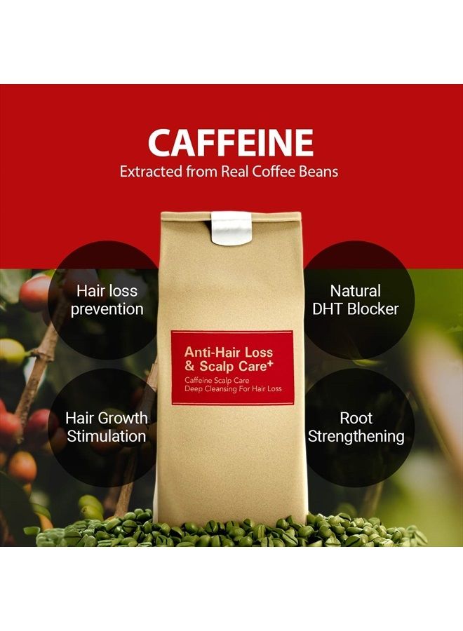 KUNDAL Baby Powder Anti-Hair Loss & Caffein Scalp Care Deep Cleansing For Hair Loss Shampoo 10.14 Fl Oz