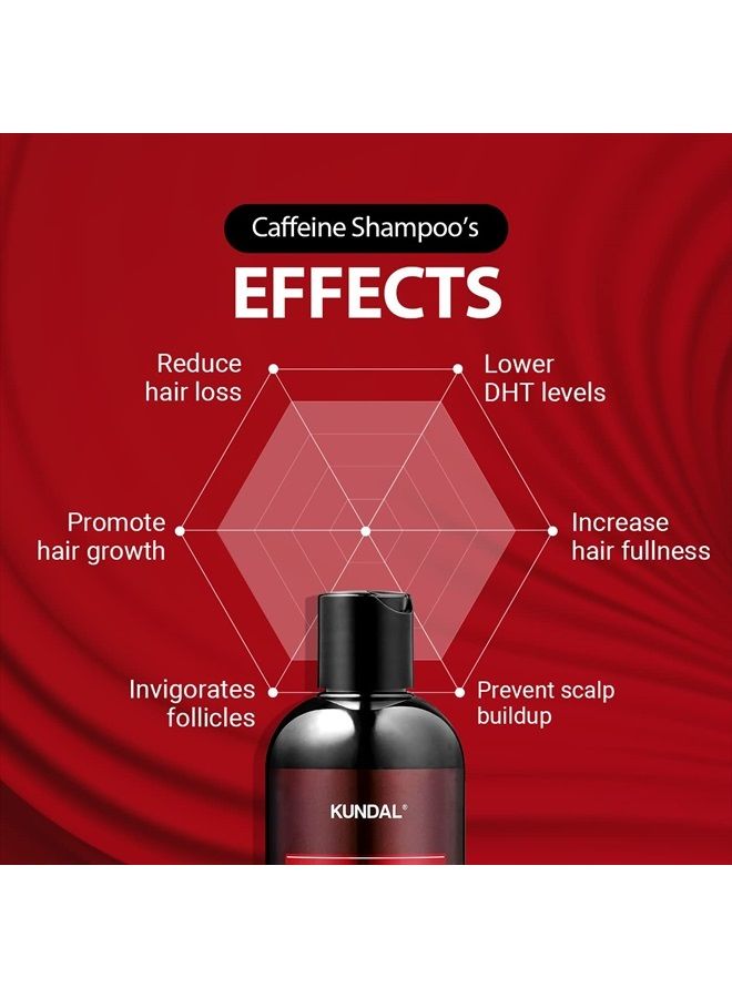 KUNDAL Baby Powder Anti-Hair Loss & Caffein Scalp Care Deep Cleansing For Hair Loss Shampoo 10.14 Fl Oz