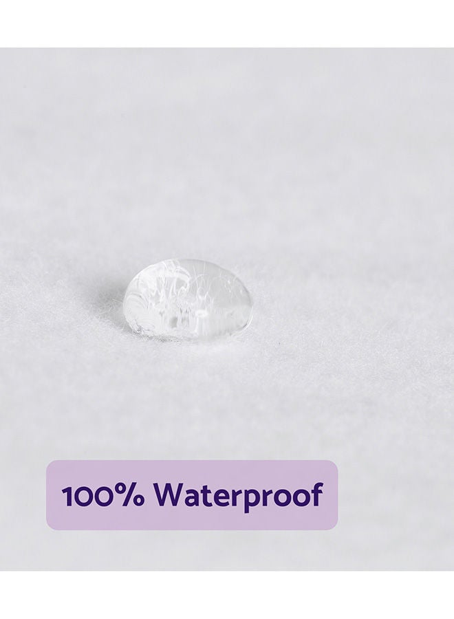 Brushed Cotton Fitted Waterproof Mattress Cot Bed 70x140x15 Cm