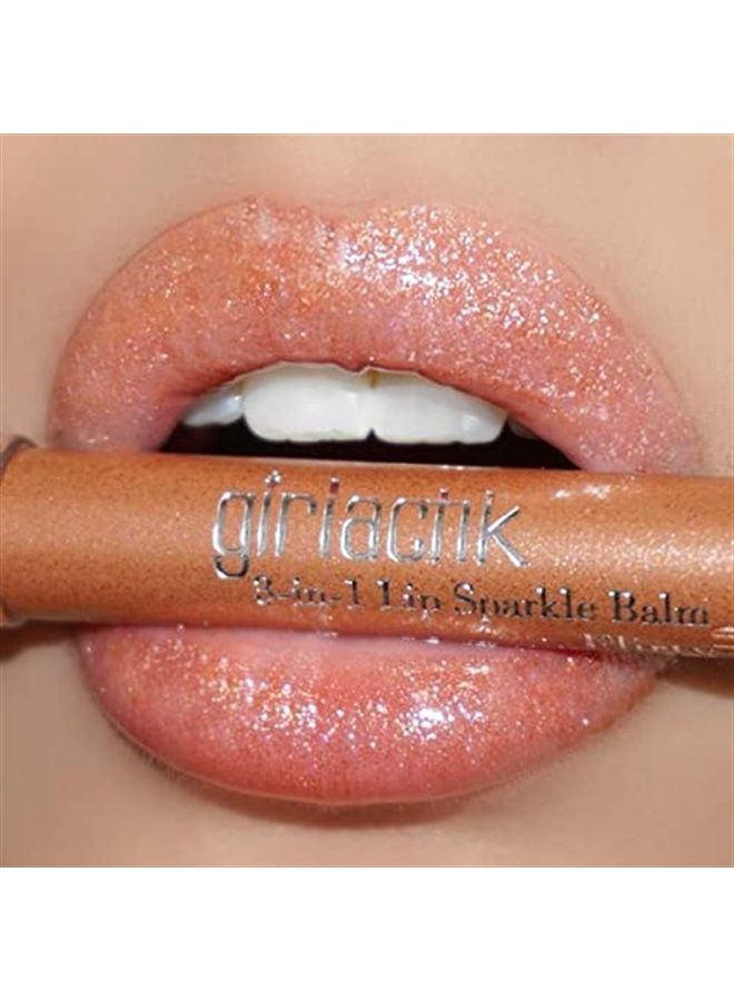 3-in-1 Lip Sparkle Balm, Flirty .09 Oz