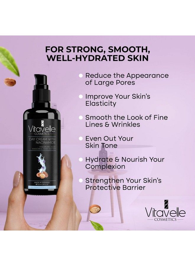 Niacinamide Cream Daily Niacinamide Moisturizer For Face Strengthening Pore Reducer For Face With Plantderived Retinol Shea Butter & Niacinamide Serum For A Smooth & Even Complexion