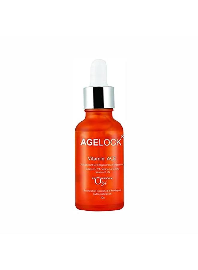 Agelock Brightening Booster Vitamin ACE Antioxidant Face Toner for Detanning Fine Lines Wrinkle Removal & Bright Skin 30g