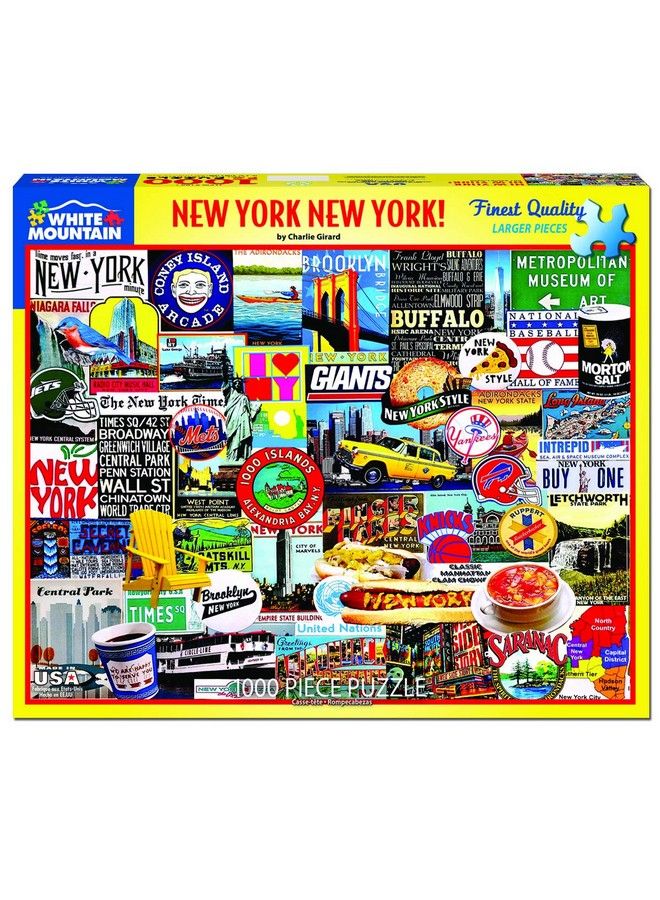 Puzzles New York New York! 1000 Piece Jigsaw Puzzle