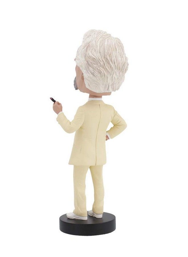 Mark Twain Bobblehead Premium Polyresin Lifelike Figure Unique Serial Number Exquisite Detail