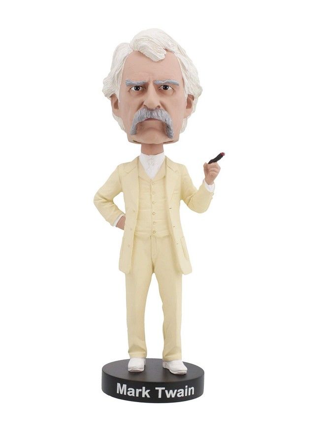 Mark Twain Bobblehead Premium Polyresin Lifelike Figure Unique Serial Number Exquisite Detail