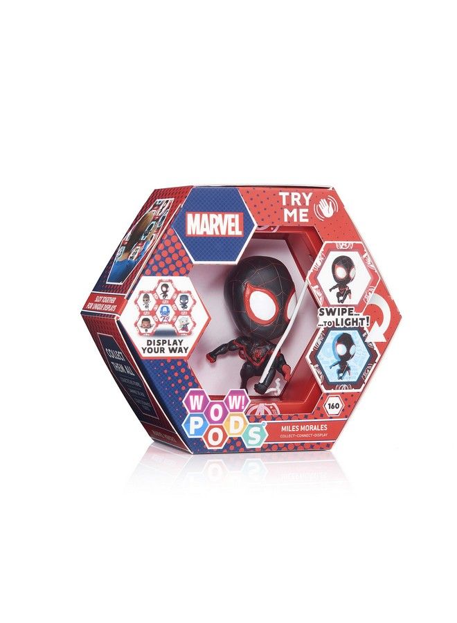 Avengers Collection Miles Morales ; Superhero Lightup Bobblehead Figure ; Official Marvel Collectable Toys & Gifts