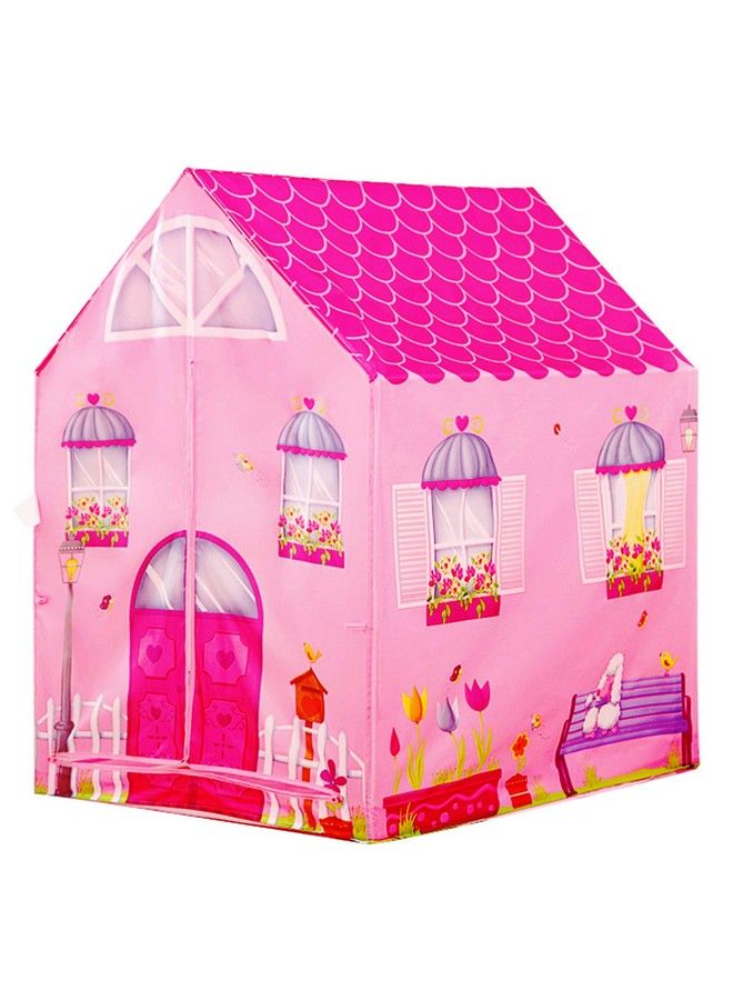 Flower House Princess Castle Girls City Garden Pink Palace Play Tent Kids Playhouse