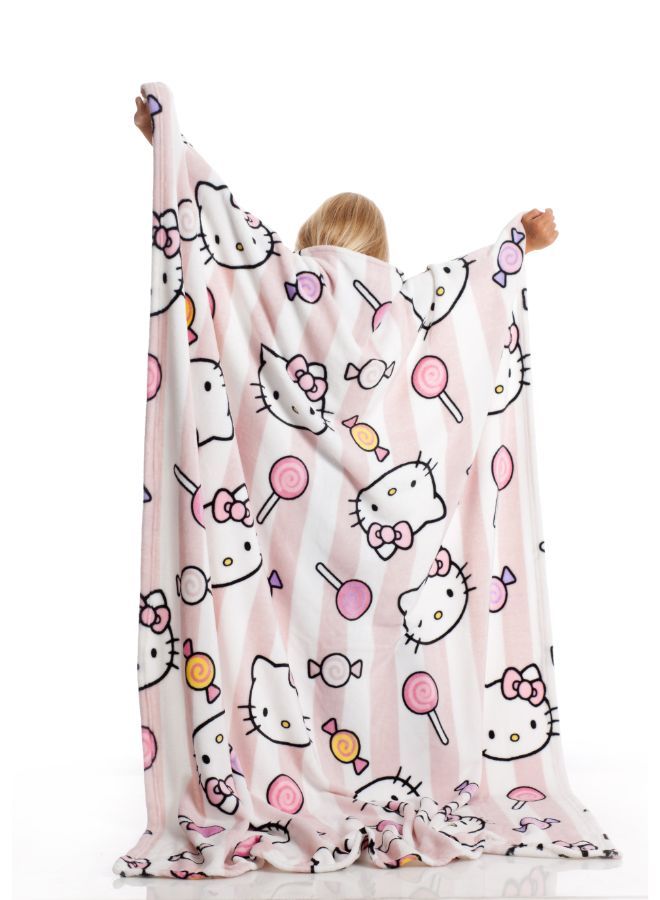 Rolled Plaid - Hello Kitty Print - Kids