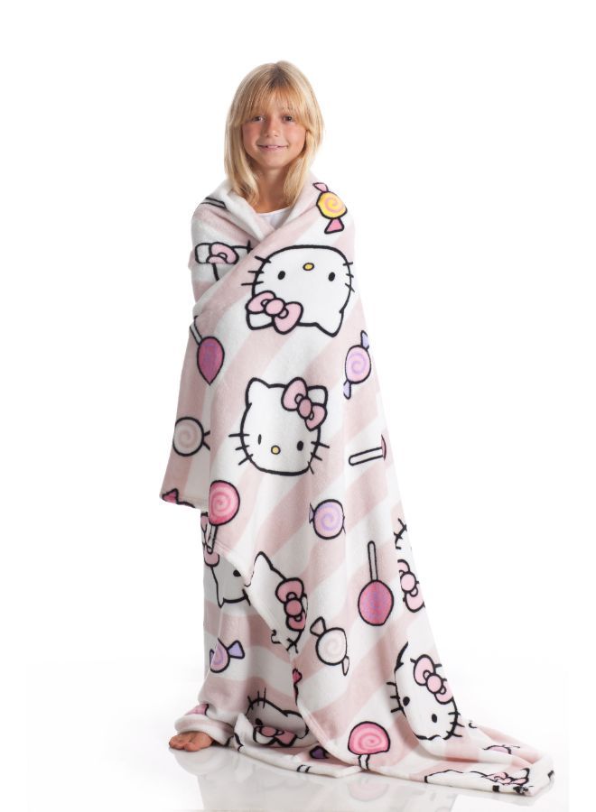 Rolled Plaid - Hello Kitty Print - Kids