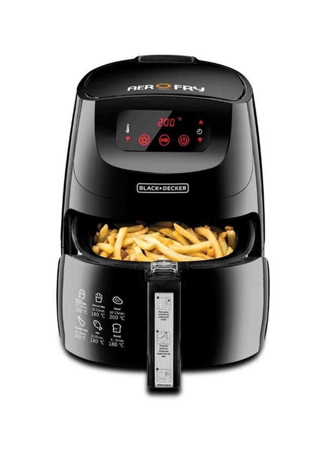 XL Digital Air Fryer With Rapid Hot Air Convection Technology For Frying, Grilling, Broiling, Roasting, and Baking 1.2KG/ 5.0 L 1500.0 W AF600-B5 Black