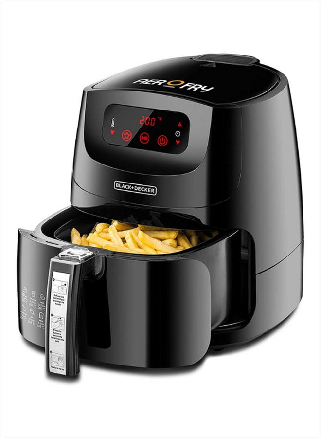 XL Digital Air Fryer With Rapid Hot Air Convection Technology For Frying, Grilling, Broiling, Roasting, and Baking 1.2KG/ 5.0 L 1500.0 W AF600-B5 Black