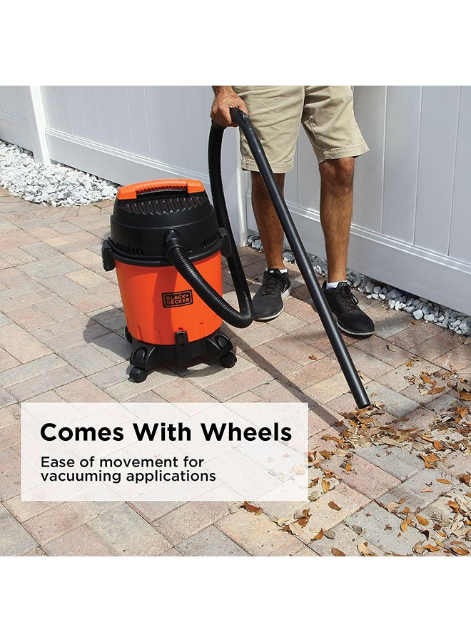 Drum Vacuum Cleaner With Wet And Dry Function 20 L 1400 W WDBD20-B5 Orange/Black