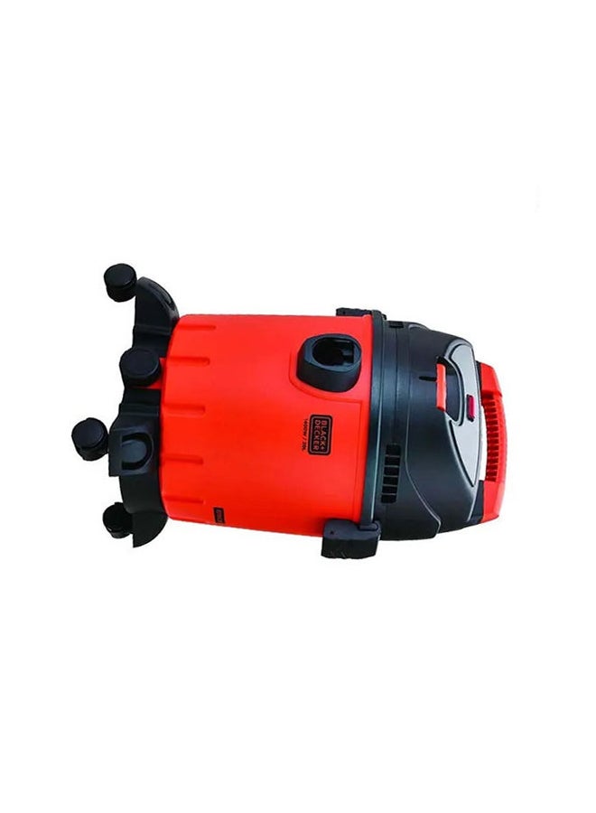 Drum Vacuum Cleaner With Wet And Dry Function 20 L 1400 W WDBD20-B5 Orange/Black
