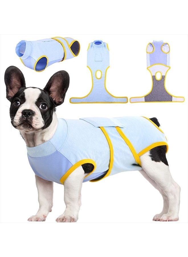 Recovery Suit for Dogs Cats After Surgery, Professional Pet Recovery Shirt Dog Abdominal Wounds Bandages, Substitute E-Collar & Cone,Prevent Licking Dog Onesies Pet Surgery Recovery Suit