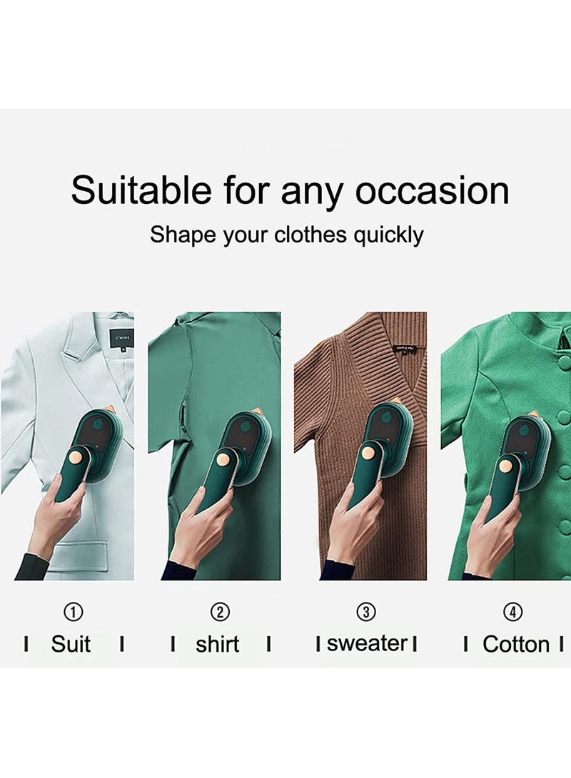 Handheld Garment Ironing Machine, Portable Foldable Handheld Garment Ironing Machine, 180° Rotatable Rotating Fabric Remove Clothes Wrinkles Garment Ironing Machine